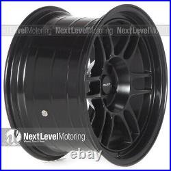 Circuit CP37 18x9.5 18x10.5 5-114.3 +25 Flat Black Wheels Staggered RPF1 Style