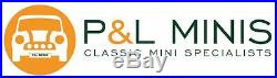 Classic Mini 6.0 x 12 Rose Petal Alloy Wheels In Matt Black Set 4 With Nuts