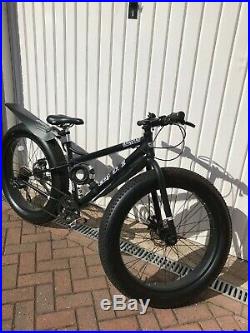 Coyote Fatman Adult Fat Bike 26 Wheel matt Black Upgraded