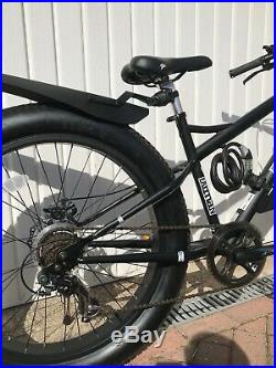 Coyote Fatman Adult Fat Bike 26 Wheel matt Black Upgraded