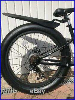 Coyote Fatman Adult Fat Bike 26 Wheel matt Black Upgraded