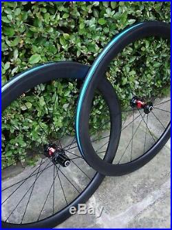 Custom 50mm Aero Carbon Wheels / DT Swiss / 11s / Tubeless / Matt Black / 1530g