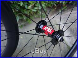 Custom 50mm Aero Carbon Wheels / DT Swiss / 11s / Tubeless / Matt Black / 1530g