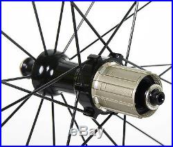 DT 50mm Carbon Clincher Wheel Novatec Front Rear Rim 700C UD Matt Road Bike 25mm