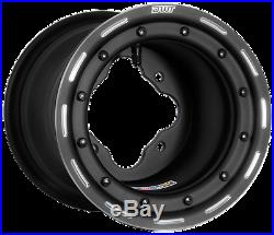 DWT G3 Matte Black Rear Beadlock Rims Wheels 9 4/115 YFZ450 Raptor Banshee