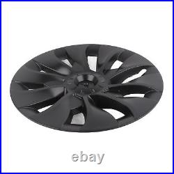 (Dark Grey) Wheel Fully Wrap Rim 4 Pcs 18in Automobile Hubcap Matte Black