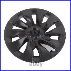 (Dark Grey) Wheel Fully Wrap Rim 4 Pcs 18in Automobile Hubcap Matte Black