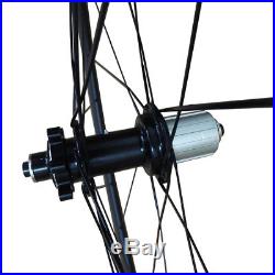 Disc Brake Carbon Wheels Clincher Tubular Cyclocross Bike Wheelset 700C 3k matte