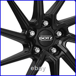 Dotz Spa black wheels 7.5Jx17 ET48 5x112 for Seat Alhambra Altea Ateca Leon Tole