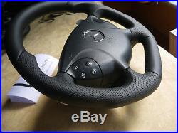 E55AMG 03-05 W211 Mercedes paddle steering wheel flat bottom BLACK SERIES STYLE