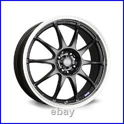 ENKEI J10 ALLOY WHEEL 16 X 7 38/72.6/5X108/115 MATTE BLACK With MACHINED LIP