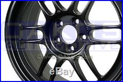Enkei RPF1 Wheels 18x9.5, 15mm, 5x114.3, Matte Black for EVO 8 9 X 350Z Rims