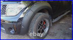FENDERS FOR Nissan Navara D40 WHEEL ARCH FLARES 2007-2012 PRE FACELIFT ONLY