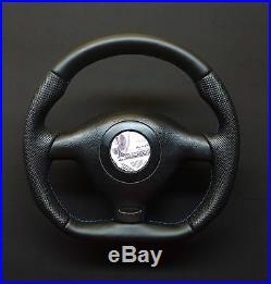 FLAT BOTTOM Steering Wheel VW GOLF MK4 GTI R32 BORA PASSAT RACING R8 STYLE