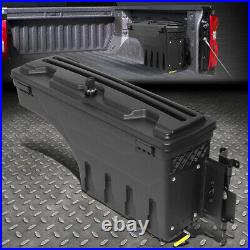 FOR 07-19 SILVERADO SIERRA TRUCK BED WHEEL WELL STORAGE TOOL BOX WithLOCK RIGHT