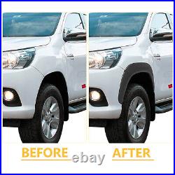 Fender Flares Slim Wheel Arch Kit for Toyota Hilux 2015-2023 MK8 MK9 Matte Black