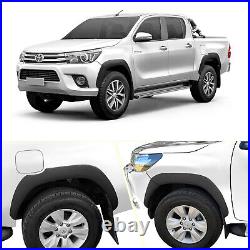 Fender Flares Slim Wheel Arch Kit for Toyota Hilux 2015-2023 MK8 MK9 Matte Black