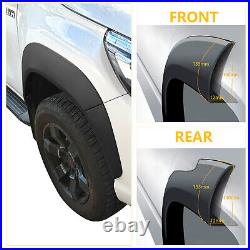 Fender Flares Slim Wheel Arch Kit for Toyota Hilux 2015-2023 MK8 MK9 Matte Black