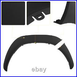 Fender Flares Slim Wheel Arch Kit for Toyota Hilux 2015-2023 MK8 MK9 Matte Black