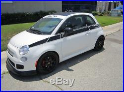 Fiat 500 Abarth, Pop, Sport Competizione Sport Wheels, 17x7.5, 4x98, Matte Black