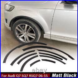 Fits Audi Q7 SQ7 RSQ7 SUV 2006-15 Matte Black Wheel Well Arch Trim Fender Flares