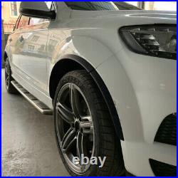 Fits Audi Q7 SQ7 RSQ7 SUV 2006-15 Matte Black Wheel Well Arch Trim Fender Flares