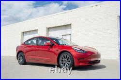 Fits Tesla Model 3 Wheel Cover Hubcaps Rim Cover 18 Inch Matte Black 2017-2023