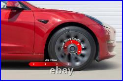 Fits Tesla Model 3 Wheel Cover Hubcaps Rim Cover 18 Inch Matte Black 2017-2023