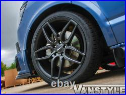 Fits Vw T5 03-15 Calibre Cc-u Ccu 20 9j Matte Black Load Rated Alloy Wheel Tyre