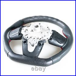 Flat Bottom Matte Carbon Leather Steering Wheel For Mini F54 F55 F56 F57 F60 F61