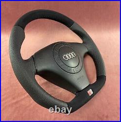 Flat Bottom Steering Wheel A4 S4 (b5) A6 (c5) Tt! Extra Padding! Leather