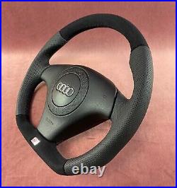 Flat Bottom Steering Wheel A4 S4 (b5) A6 (c5) Tt! Extra Padding! Leather