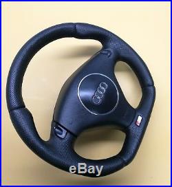 Flat Bottom Steering Wheel A4(b6) A6 (c5) Tt 8n! S-line! Tiptronic! Leather