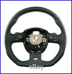 Flat Bottom Steering Wheel Audi A3/s3 A4/s4 A5/s5 A6/s6 Q7! R8 Style