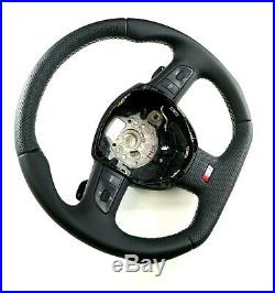 Flat Bottom Steering Wheel Audi A3/s3 A4/s4 A5/s5 A6/s6 Q7! R8 Style