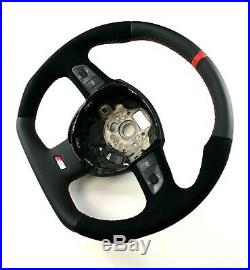 Flat Bottom Steering Wheel Audi A5 S5 Rs5 Alcantara And Perforated Leather