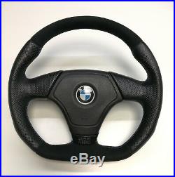 Flat Bottom Steering Wheel Bmw E36 E46 Z3! Alcantara+ Leather