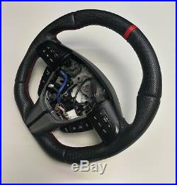 Flat Bottom Steering Wheel Mazda 3 2gen! Custom New Leather D Shape