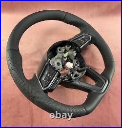 Flat Bottom Steering Wheel Mazda 3 6v Cx-5! New Leather! D Shape