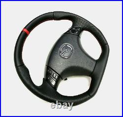 Flat Bottom Steering Wheel Mazdaspeed Mazda 6 Mps Leather! R8 Style