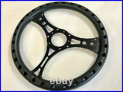 Flat Dish 5 Bolt Black Lightweight Racing Steering Wheel For Ford Mustang- C