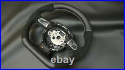 Flat bottom steering wheel with paddles Audi A3, S3, RS3, A4, S4, RS4, A5, S5