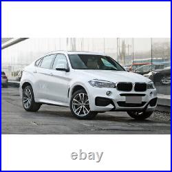For BMW X6 F16 F86 X6M 15-18 PP Matte Black Wheel Eyebrow Arches Fender Flares