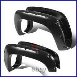 For Chevy/gmc C/k Yukon/suburban Matte Black Wheel Fender Flares Tire Protection