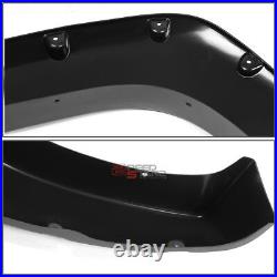 For Chevy/gmc C/k Yukon/suburban Matte Black Wheel Fender Flares Tire Protection