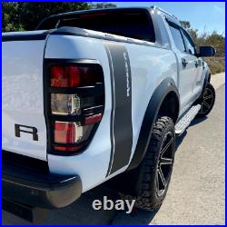 For Ford Ranger 2015-2019 T7 Wide Body Wheel Arches Fender Flares Kit Double Cab