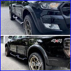 For Ford Ranger 2015-2023 Wheel Arches Kit 4'' Fender Flares T8 Wildtrak Limited