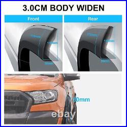 For Ford Ranger 2015-2023 Wheel Arches Kit 4'' Fender Flares T8 Wildtrak Limited