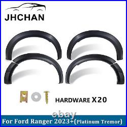 For Ford Ranger 2023-2024 Platinum Tremor Wide Wheel Arches Kit T9 Matte Black