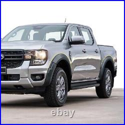 For Ford Ranger 2023+ XL XLT Wide Wheel Arches Extensions Body Kit Matte Black